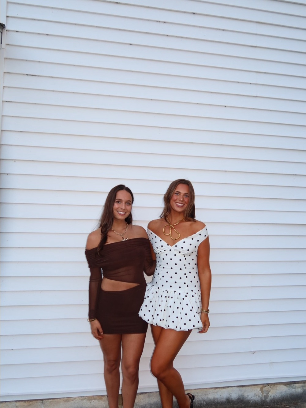 Meshki Black Off-Shoulder Long Sleeve Mini Dress - Picture 2 of 2